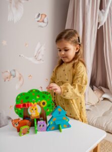 SET ANIMALE IN PADURE, JUCARIE LEMN - KH20/009 - imagine 13