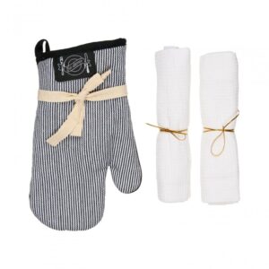 Set bucatarie 3 piese Navy - HR-3KS-NAVY