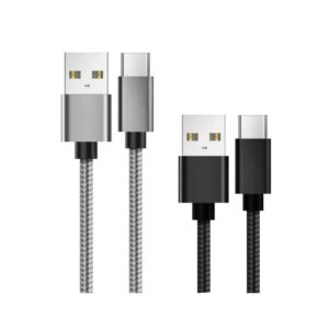 Set Cabluri Lemontti Bending Aluminum USB-A la USB-C - LSETCTYPC2