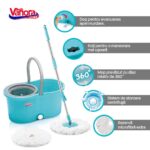 SET CURATENIE CU MOP ROTATIV, CLEAN360, ALBASTRU - VN-ULF-2COLA - imagine 5