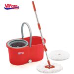 SET CURATENIE CU MOP ROTATIV, CLEAN360, ROSU - VN-ULF-2COLR