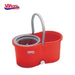 SET CURATENIE CU MOP ROTATIV, CLEAN360, ROSU - VN-ULF-2COLR - imagine 2