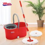 SET CURATENIE CU MOP ROTATIV, CLEAN360, ROSU - VN-ULF-2COLR - imagine 3