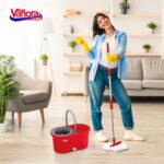 SET CURATENIE CU MOP ROTATIV, CLEAN360, ROSU - VN-ULF-2COLR - imagine 4