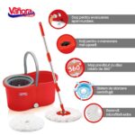 SET CURATENIE CU MOP ROTATIV, CLEAN360, ROSU - VN-ULF-2COLR - imagine 5