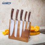SET CUTITE BUCATARIE 6 PIESE, DAMASCUS STYLE, COOKING BY HEINNER - HR-EVI-6DSC