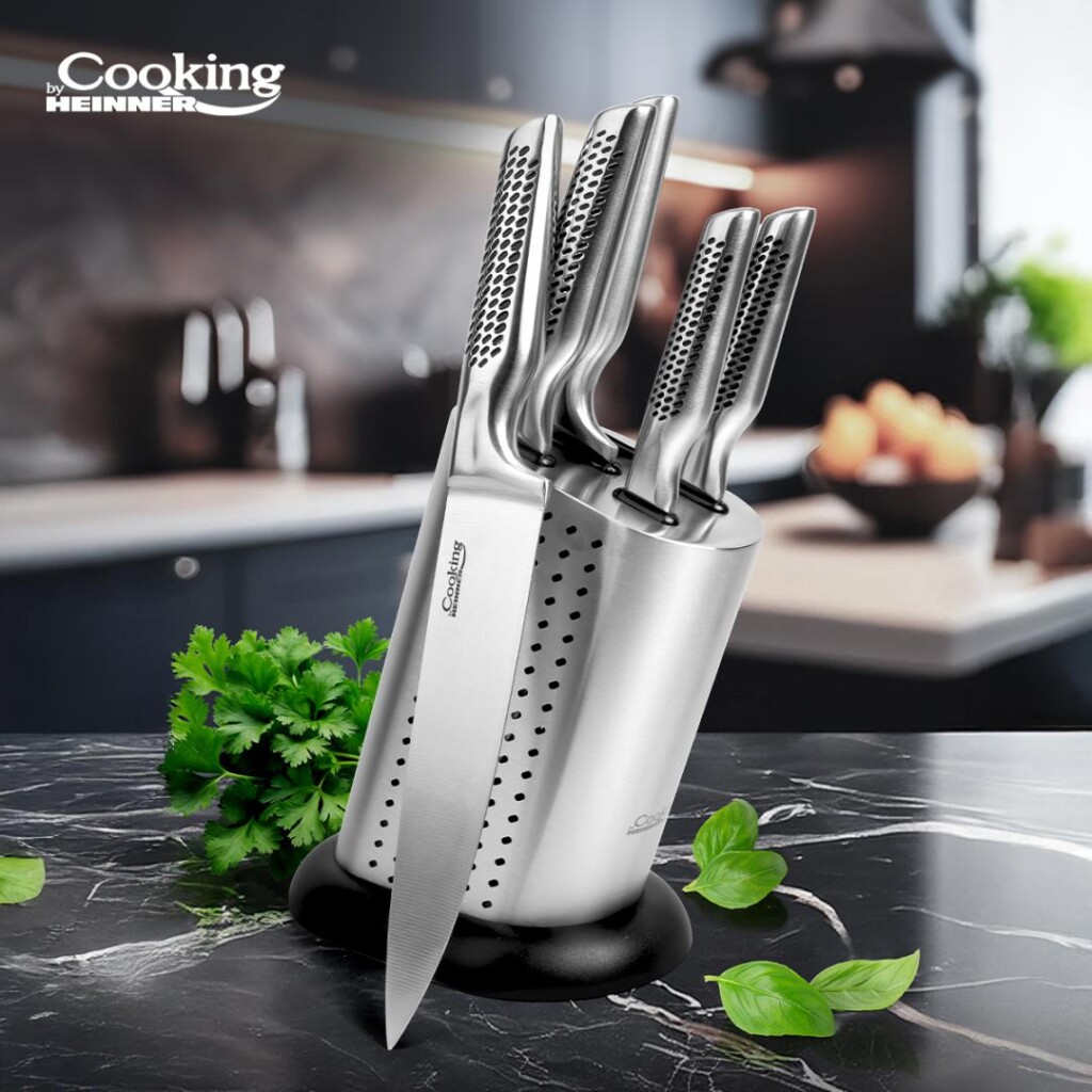 SET CUTITE DE BUCATARIE 6 PIESE, SKYLINE, COOKING BY HEINNER - HR-EVI-SK6PSC SET CUTITE DE BUCATARIE 6 PIESE, SKYLINE, COOKING BY HEINNER - HR-EVI-SK6PSC