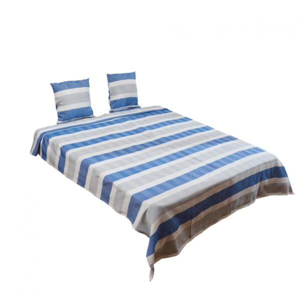 SET CUVERTURA PAT KS 200X220CM ZIA BLUE - HR-CUV220-ZIAB