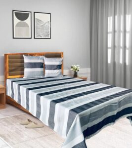 SET CUVERTURA PAT SK 200X220CM ZIA GREY - HR-CUV220-ZIAG