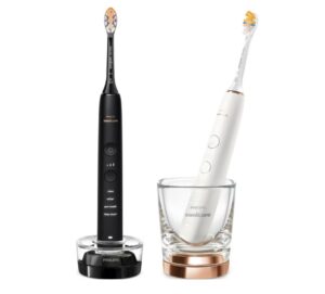 Set de doua periute sonice Philips Sonicare HX9914/69 Diamond Clean