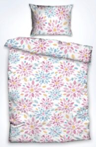Set de pat, cearceaf cu elastic 180x200, Joy - HR-180-144FIT-JOY