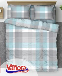 Set de pat king size bumbac, 92gsm, Square - VN-KGBED92-SQR