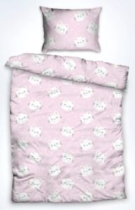 Set de pat single bumbac, 92 gsm, Cat - VN-SGBED92-CAT