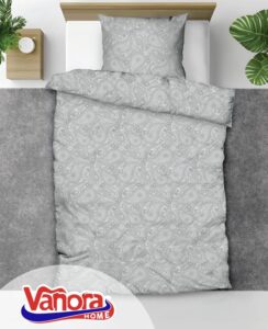 Set de pat single bumbac, 92 gsm, Paisley - VN-SGBED92-PSY