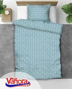 Set de pat single bumbac, 92 gsm, River - VN-SGBED92-RVR