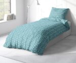 Set de pat single bumbac, 92 gsm, River - VN-SGBED92-RVR