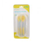 Set lingurita si furculita, galben, U-Grow - UG-218YE