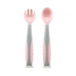 Set lingurita si furculita, roz, U-Grow - UG-218PK