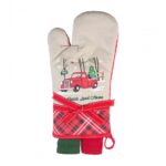 Set manusa bucatarie 3 piese Craciun Car - HR-3KS-XMASC