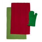 Set manusa bucatarie 3 piese Craciun MIX - HR-3KS-XMAS