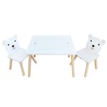 Set masuta si 2 scaune, cu spatiu de activitati, Bear, U-Grow - UG-74KINET - imagine 2