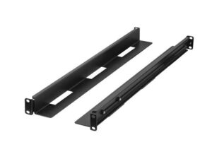 Set sine glisante pentru rack 19", 650-1090 mm, negre - AK-1902-B