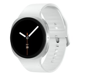 SG Watch8 44mm 1.47" L330 Silver / White strap - SM-L330NZSAEUE