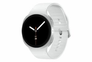 SG Watch8 44mm 1.47" L335 (eSIM Cellular) Silver / White strap - SM-L335NZSAEUE
