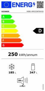 SIDE BY SIDE HEINNER HSBS-HM532NFINVXD - imagine 3