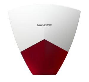 Sirena de efractie Hikvision DS-PS102X/RED; 314300685 compatibila cu centrale DS-PWA96-M2H-WE
