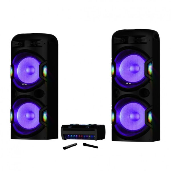 Sistem audio dual cu amplificator Akai, bluetooth V5.0 - DUAL SPEAKER SYSTEM Y5