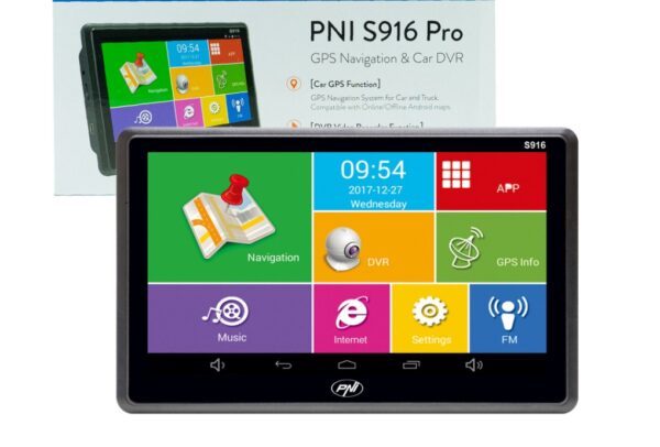 Sistem de navigatie GPS + DVR PNI S916 PRO ecran 7" cu Android 6.0 - PNI-S916PRO