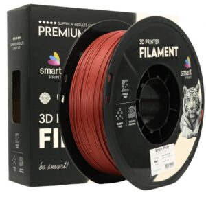 SMART PRINT 3D FILAMENT PETG MATTE RED, Finisaj Satin - PETG MATTE RED | SMART PRINT