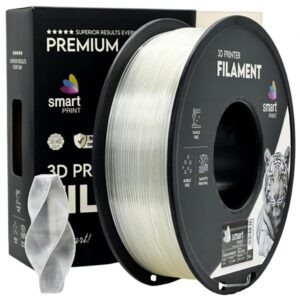 SMART PRINT HS-PLA FILLAMENT 1KG TRANSPARENT, Diametru 1.75mm - HS-PLA TRANSPARENT | SMART PRINT