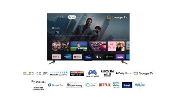 Smart TV TCL 50C645 (Model 2023) 50" (126CM), QLED 4K UHD