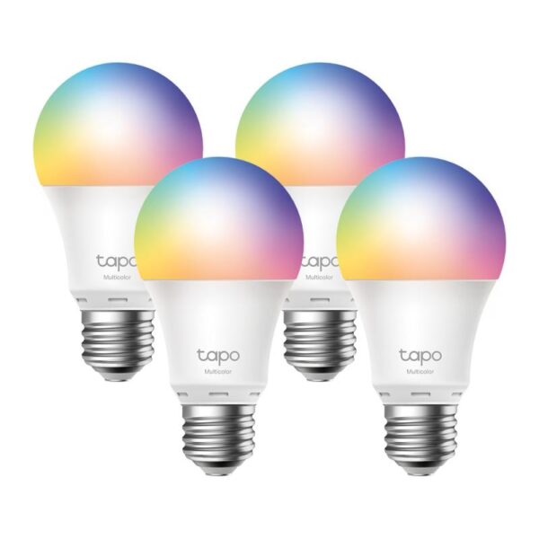 Smart Wi-Fi Light Bulb, Multicolor, 4-Pack SPEC: 2.4 GHz - TAPO L530E(4-PACK)