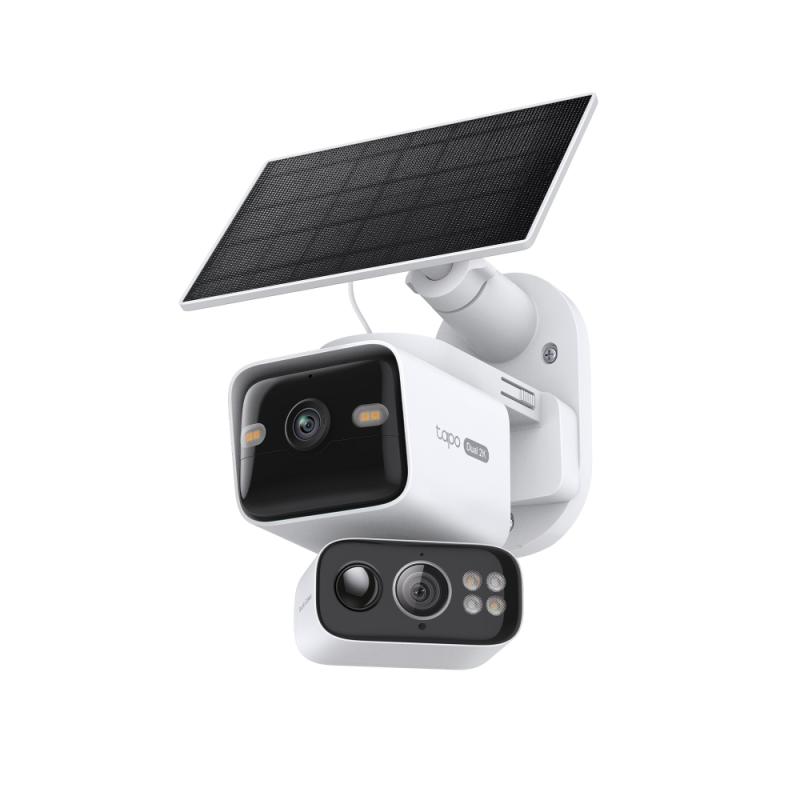 Solar-Powered Dual-Lens Pan/Tilt Cam kit, 1/2.8" Progressive Scan CMOS - TAPO C645D KIT-01 Solar-Powered Dual-Lens Pan/Tilt Cam kit, 1/2.8" Progressive Scan CMOS - TAPO C645D KIT - imagine 1