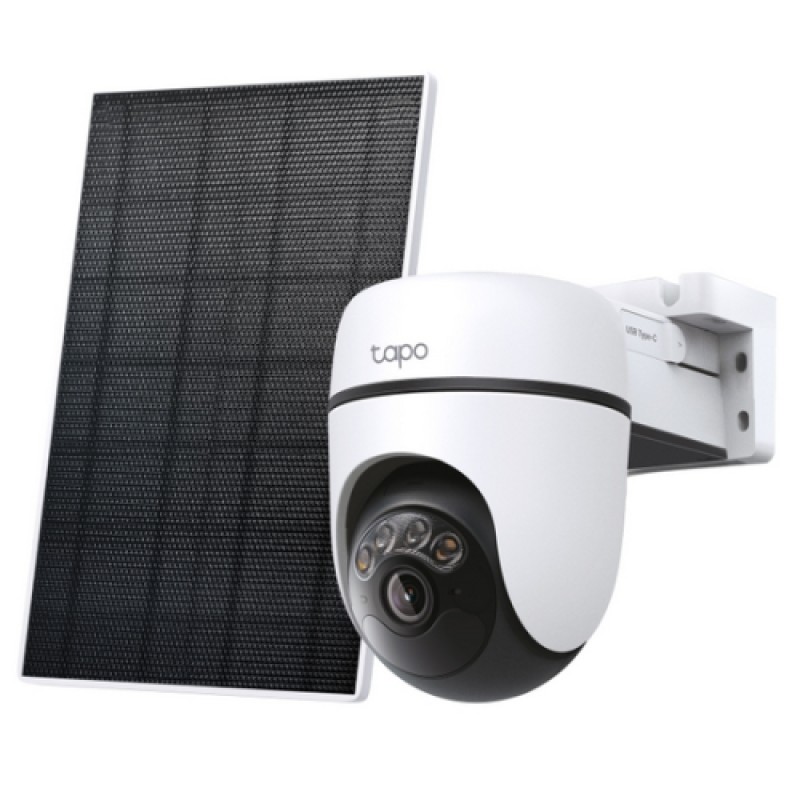Solar-Powered Pan/Tilt Security Camera Kit SPEC:3K 5MP (2880×1620) - TAPO C630 KIT-01 Solar-Powered Pan/Tilt Security Camera Kit SPEC:3K 5MP (2880×1620) - TAPO C630 KIT - imagine 1
