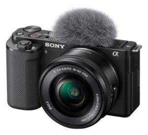 Sony Alpha ZV-E10 Camera Mirrorless pentru Vlogging 4K Kit - ZVE10LBDI.EU