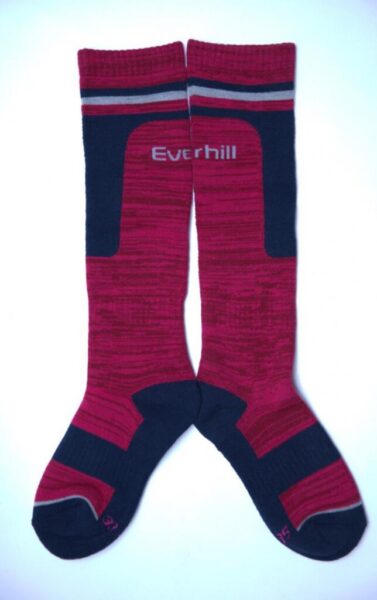 SOSETE SKI JUNIOR EVERHILL ROSU-NEGRU 30-32 - JSOUN700-PNK-30-32