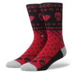 SOSETE STANCE HEART BANDIT - M545A17HEA-L-RED