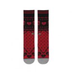 SOSETE STANCE HEART BANDIT - M545A17HEA-L-RED