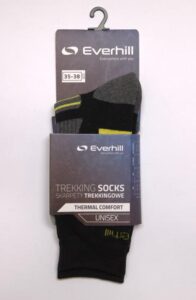 SOSETE UNISEX TREKKING EVERHILL TERMAL CONFORT 35-38 - SOUT700-BLK-35-38