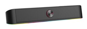 Soundbar gaming Serioux Yron RGB, putere: 3W x 2, impedanță: 4Ω - SRXS-X163