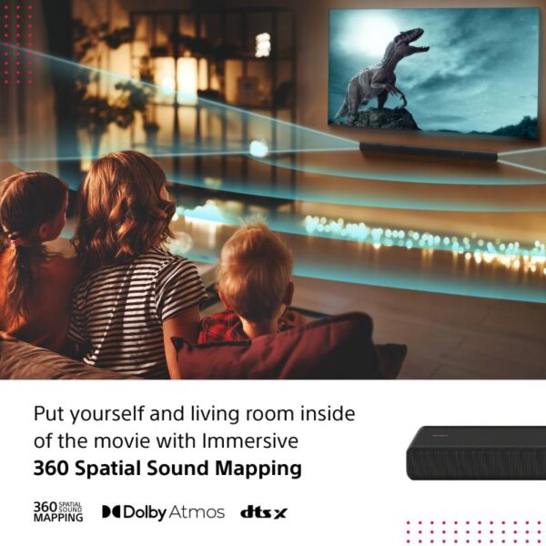 Soundbar Sony HT-A3000, 3.1ch, Dolby Atmos, 250W, Bluetooth 5.0 - HTA3000.CEL