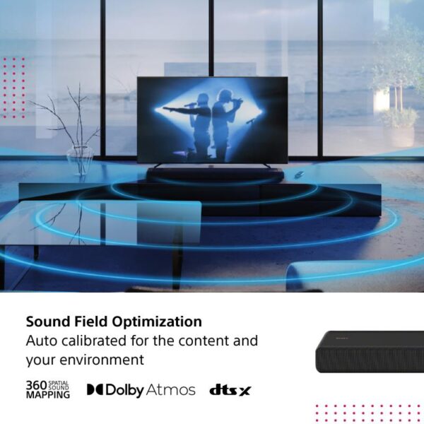 Soundbar Sony HT-A3000, 3.1ch, Dolby Atmos, 250W, Bluetooth 5.0 - HTA3000.CEL