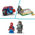 SPIDEY PE MOTOCICLETA VS RHINO LEGO11206 - imagine 3