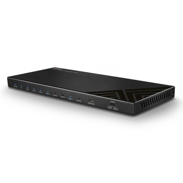 Splitter Lindy 8 Port HDMI 2.0, latime de banda suportata 18Gbps - LY-38237