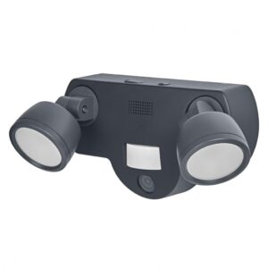 Spot LED dublu pentru exterior cu camera de supraveghere - 000004058075763487