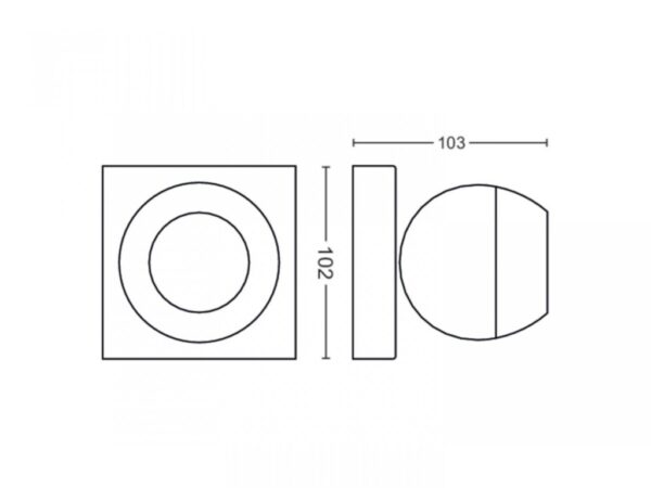 Spot LED Philips Hue Buckram, Bluetooth, GU10, 5W (50W), 350 lm - 000008719514339187